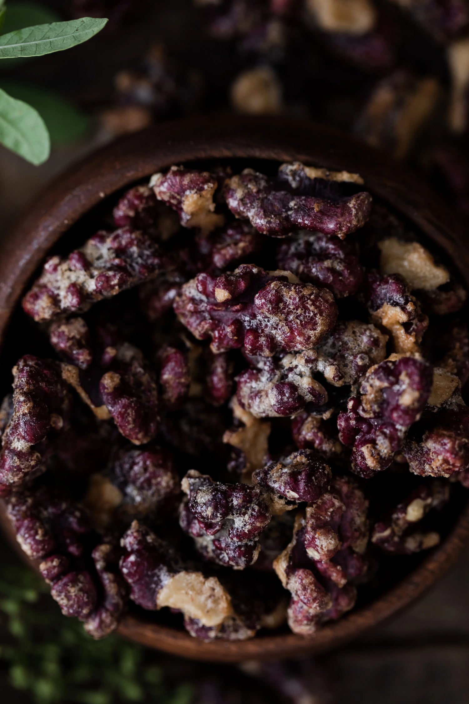 Candied Red Walnuts